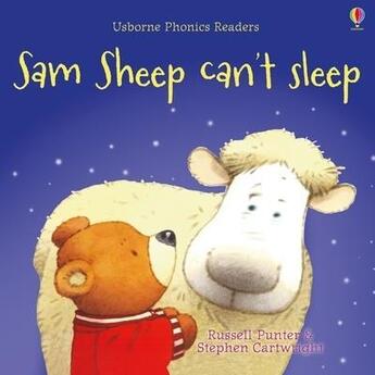 Couverture du livre « Sam sheep can't sleep » de Russell Punter et Stephen Cartwright aux éditions Usborne