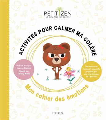 Couverture du livre « Activités pour calmer ma colère ; mon cahier des émotions » de Louison Nielman aux éditions Fleurus