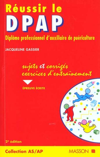 Couverture du livre « Reussir le dpap » de Gassier aux éditions Elsevier-masson