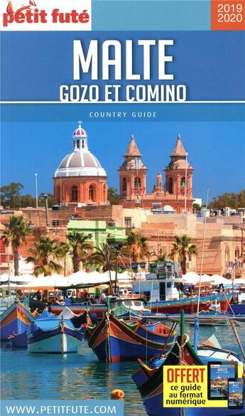 Couverture du livre « GUIDE PETIT FUTE ; COUNTRY GUIDE ; Malte, Gozo et Comino (édition 2019/2020) » de  aux éditions Le Petit Fute