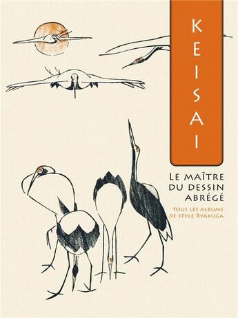 Couverture du livre « Keisai, le maître du dessin abrégé ; tous les albums de style Ryakuga » de Daan Kok et Matthi Forrer aux éditions Hazan