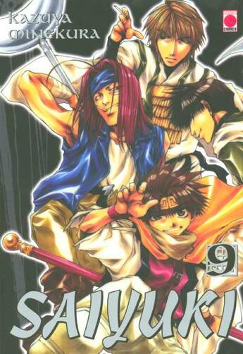 Couverture du livre « Saiyuki Tome 9 » de Minekura-K aux éditions Panini