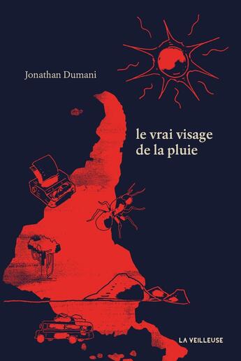 Couverture du livre « Le vrai visage de la pluie » de Jonathan Dumani aux éditions La Veilleuse