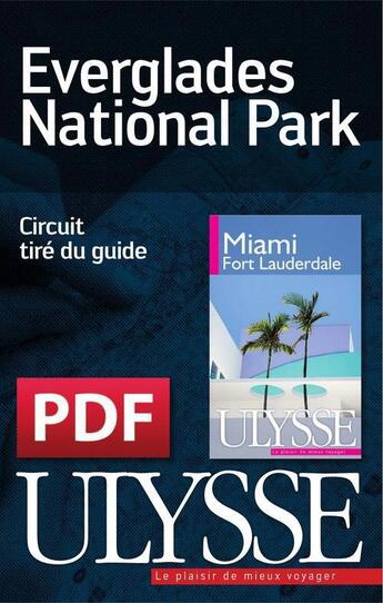 Couverture du livre « Everglades National Park » de  aux éditions Ulysse