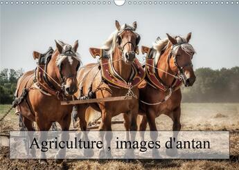 Couverture du livre « Agriculture images d antan calendrier mural 2020 din a3 horizontal - des images qui restent dans no » de Gaymard Alain aux éditions Calvendo