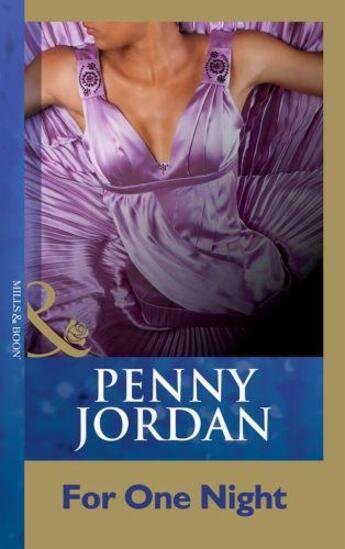 Couverture du livre « For One Night (Mills and Boon Modern) » de Jordan Penny aux éditions Epagine