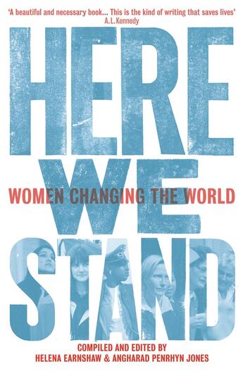 Couverture du livre « Here We Stand » de Helena Earnshaw aux éditions Honno Press Digital