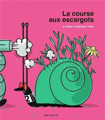 Couverture du livre « La course aux escargots » de Jo Witek et Stephane Kiehl aux éditions Pere Castor