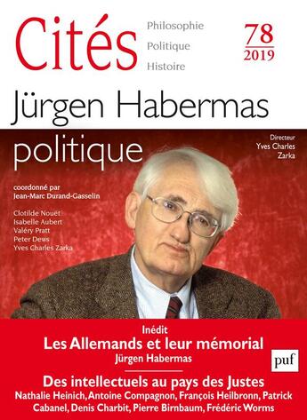 Couverture du livre « Cites n 78 (2019-2) - habermas politique » de  aux éditions Puf