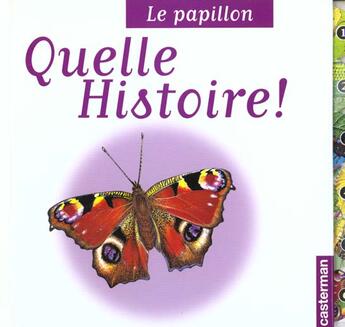 Couverture du livre « Le papillon - quelle histoire » de Vincent Albouy aux éditions Casterman