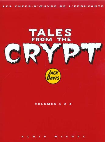 Couverture du livre « Tales from the crypt : coffret vol.1 : t.1 à t.4 » de Jack Davis aux éditions Glenat