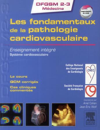 Couverture du livre « Les fondamentaux de la pathologie cardio-vasculaire » de  aux éditions Elsevier-masson