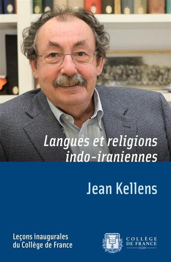 Couverture du livre « Lecon inaugurale 126 par jean kellens » de Jean Kellens aux éditions College De France