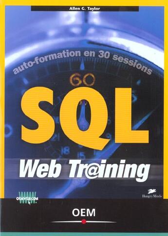 Couverture du livre « Sql » de A G Taylor aux éditions Osman Eyrolles Multimedia