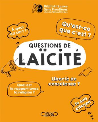 Couverture du livre « Question de laïcité » de  aux éditions Michel Lafon