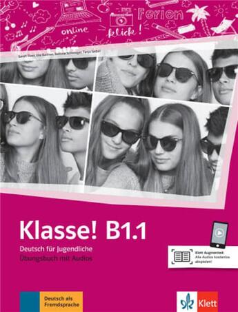 Couverture du livre « Klasse! : allemand ; cahier d'activités + audios ; B1.1 » de  aux éditions La Maison Des Langues