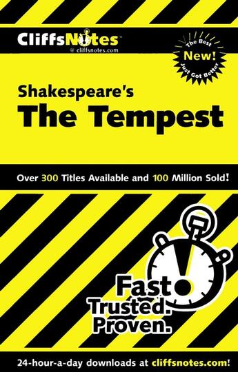 Couverture du livre « CliffsNotes on Shakespeare's The Tempest » de Metzger Sheri aux éditions Houghton Mifflin Harcourt