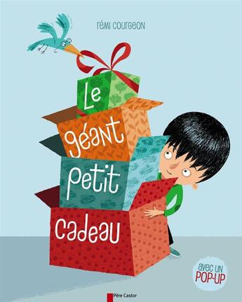 Couverture du livre « Le géant petit cadeau » de Remi Courgeon aux éditions Pere Castor