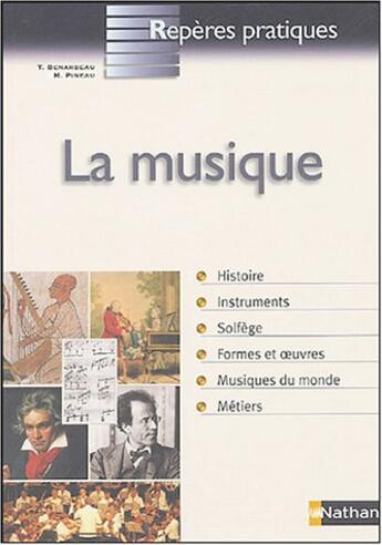 Couverture du livre « La musique - reperes pratiques n45 » de Benardeau/Pineau aux éditions Nathan