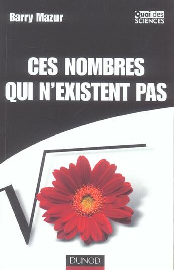 Couverture du livre « Ces nombres qui n'existent pas » de Mazur aux éditions Dunod