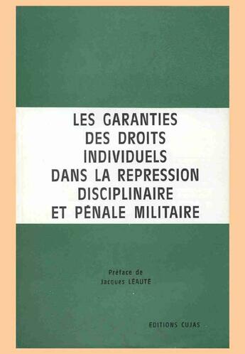 Couverture du livre « Congres international de la societe internationale de droit penal militaire et de droit de la guerre » de Leaute aux éditions Cujas