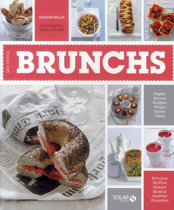 Couverture du livre « Mes petits brunch » de Marion Beilin aux éditions Solar