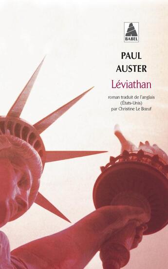 Couverture du livre « Leviathan (babel) - fermeture et bascule vers 9782330126384 » de Paul Auster aux éditions Actes Sud