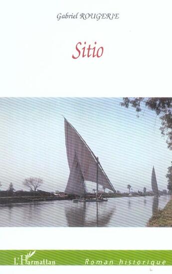 Couverture du livre « Sitio » de Gabriel Rougerie aux éditions L'harmattan