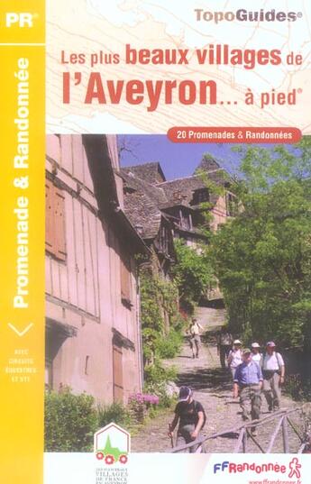 Couverture du livre « Plus beaux villages de l'aveyron 2006 - 12 - pr - p121 » de  aux éditions Ffrp