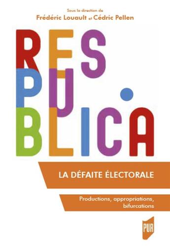 Couverture du livre « La défaite électorale ; productions, appropriations, bifurcations » de Frederic Louault et Cedric Pellen aux éditions Pu De Rennes