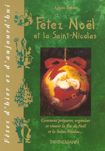 Couverture du livre « Fetez noel et saint-nicolas » de Behar A aux éditions Bornemann