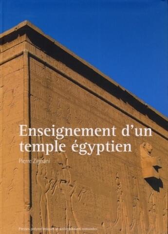 Couverture du livre « Enseignement d'un temple égyptien » de Zignani P aux éditions Ppur