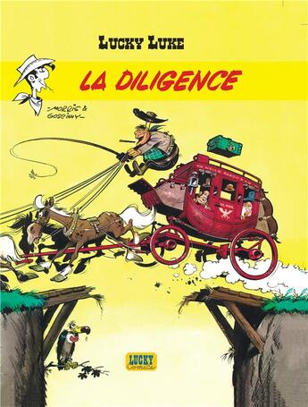 Couverture du livre « Lucky Luke Tome 1 : la diligence » de Rene Goscinny et Morris aux éditions Lucky Comics