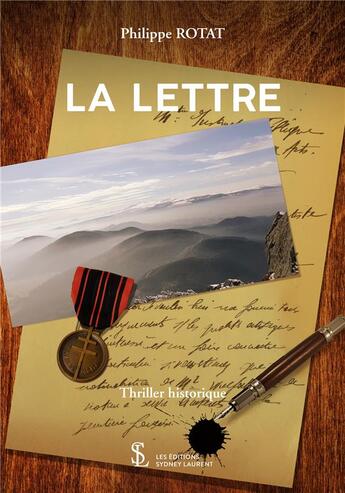 Couverture du livre « La lettre » de Philippe Rotat aux éditions Sydney Laurent