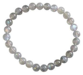 Couverture du livre « Bracelet labradorite perles rondes 6 mm » de  aux éditions Dg-exodif