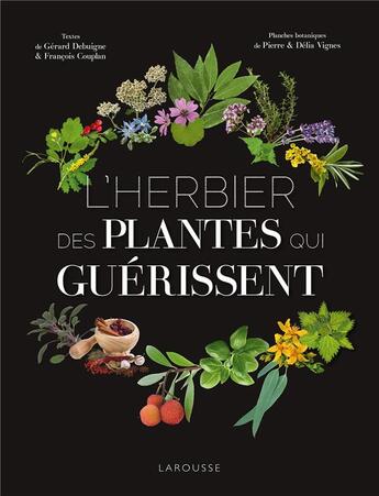 Couverture du livre « L'herbier des plantes qui guérissent » de Francois Couplan et Pierre Vignes et Gerard Debuigne et Delia Vignes aux éditions Larousse