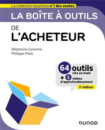 Couverture du livre « La boîte à outils : de l'acheteur (3e édition) » de Stephane Canonne et Philippe Petit aux éditions Dunod