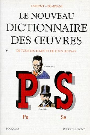 Couverture du livre « Le nouveau dictionnaire des oeuvres de tous les temps et de tous les pays t.5 » de  aux éditions Bouquins