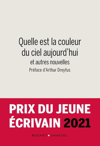 Couverture du livre « Quelle est la couleur du ciel aujourd hui ; et autres nouvelles » de  aux éditions Buchet Chastel