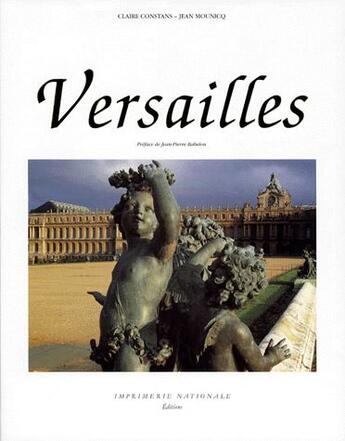 Couverture du livre « Versailles en francais » de Claire Constants et Jean-Pierre Babelon et Jean Mounicq aux éditions Actes Sud