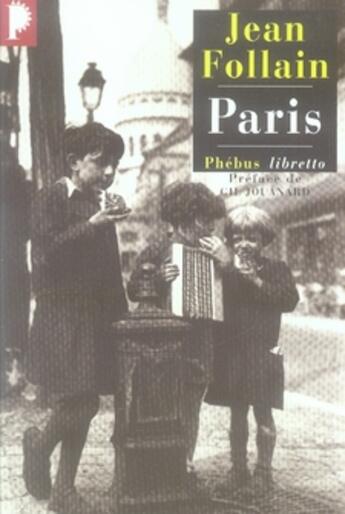 Couverture du livre « Paris » de Jean Follain aux éditions Libretto