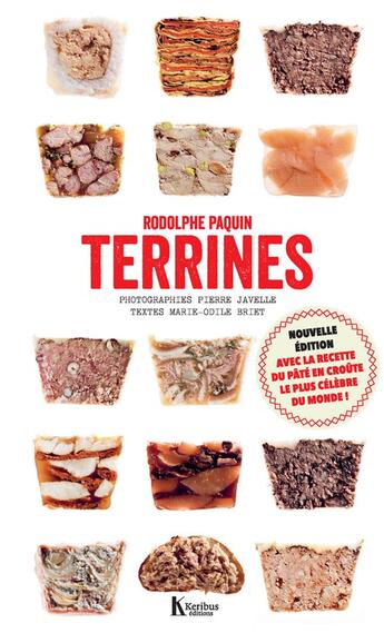 Couverture du livre « Terrines » de Rodolphe Paquin aux éditions Keribus