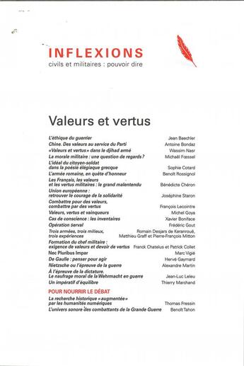 Couverture du livre « Inflexions n 48- septembre 2021 » de  aux éditions Inflexions