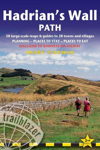 Couverture du livre « Hadrian's wall path » de H.Stedman aux éditions Trailblazer