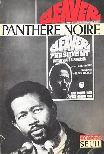 Couverture du livre « Panthère noire » de Eldridge Cleaver aux éditions Seuil