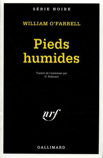 Couverture du livre « Les pieds humides » de William O'Farrell aux éditions Gallimard