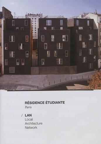 Couverture du livre « Résidence étudiante ; Paris - Lan » de Pierre Zandrowicz aux éditions Archibooks