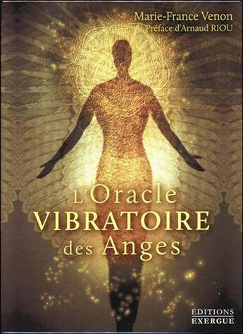 Couverture du livre « L'oracle vibratoire des anges » de Marie-France Venon aux éditions Exergue