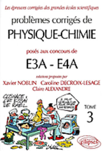 Couverture du livre « CONCOURS E3E-E4A 2003-2005 T.3 » de Noblin/Alex aux éditions Ellipses