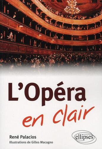 Couverture du livre « L'opéra en clair » de Palacios aux éditions Ellipses